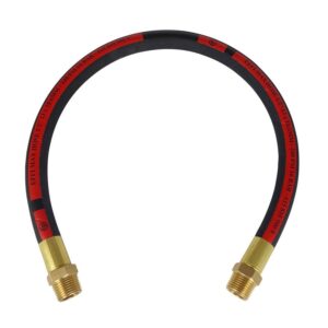 Chicago Pneumatic CP CA047270 HOSE WHIPS 3/8 RUBBER 1/4 NPT 0,6M