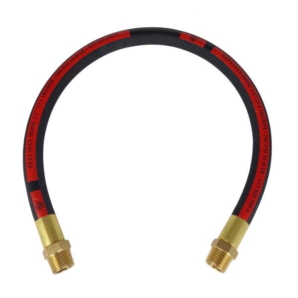 Chicago Pneumatic CP CA047270 HOSE WHIPS 3/8 RUBBER 1/4 NPT 0,6M