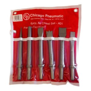 Chicago Pneumatic CP CA155807 CHISEL SET 10,2MM RND SHANK (6 PCS)