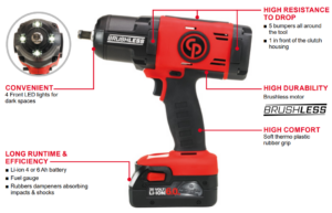 Chicago Pneumatic CP8849 Cordless Impact Wrench