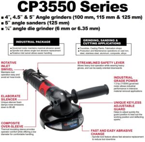Chicago Pneumatic CP3550 Angle Grinder, Chicago Pneumatic CP3550 Rotary Sander, Chicago Pneumatic CP3550 Die Grinder