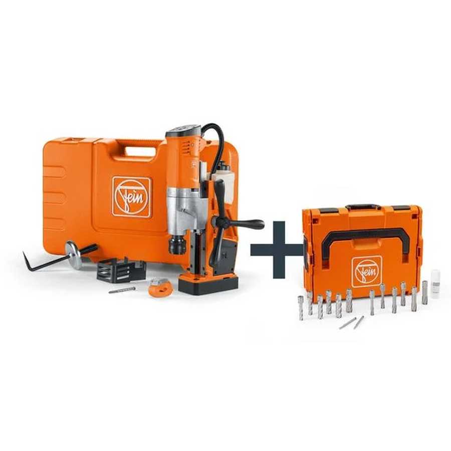 FEIN-72705463241 Fein KBU 35 QW Universal Magnetic Core Table Drill Set 110V (With Core Drill Set)
