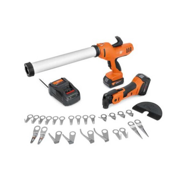 Fein AKP 18-600 AS TOP Autoglass Top MultiMaster Set 4.0Ah As (Akp + Amm1.7Q)