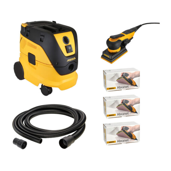 Mirka DEOS II 353 Electric Orbital Sander & DE1230L 230V Deco Solution Kit