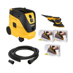 Mirka DEOS II DELTA Electric Orbital Sander & DE1230L 230V Deco Solution Kit