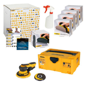 Mirka Solid Surface DEROS II 5650CV Electric Random Orbital Sander 230V Kit with Abran